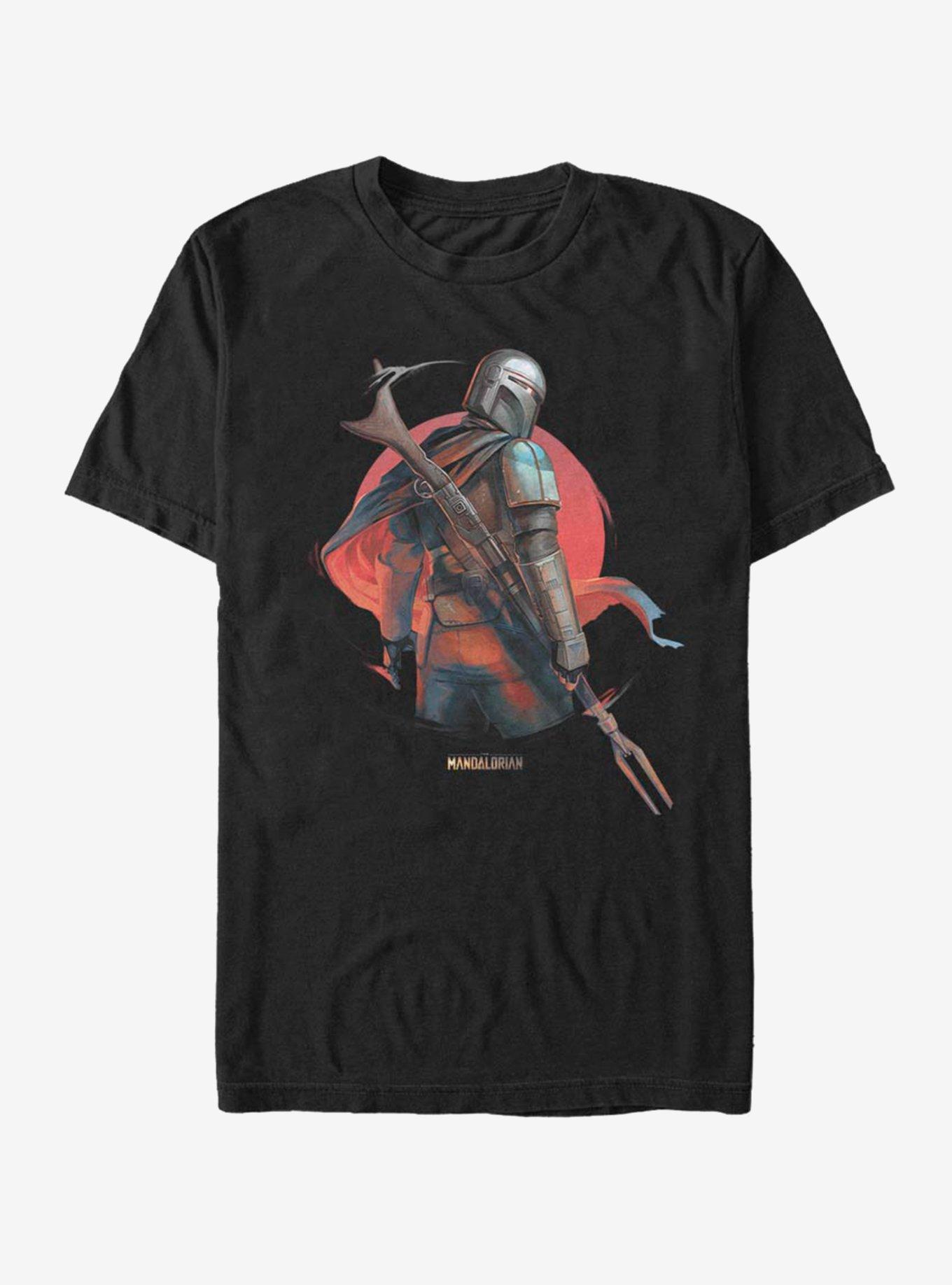 The Mandalorian Mandalorian Sunrise T-Shirt, BLACK, hi-res