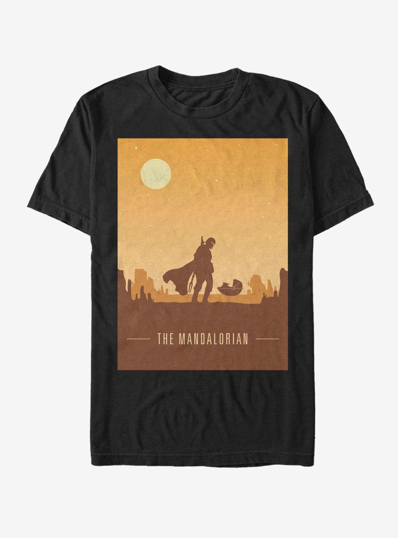 The Mandalorian Mando and The Child Poster T-Shirt, , hi-res