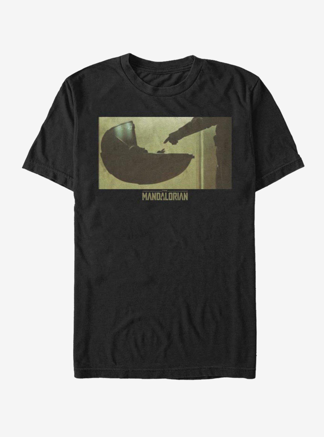 The Mandalorian Painted Scene T-Shirt, BLACK, hi-res