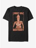 The Mandalorian Red Destruct T-Shirt, BLACK, hi-res