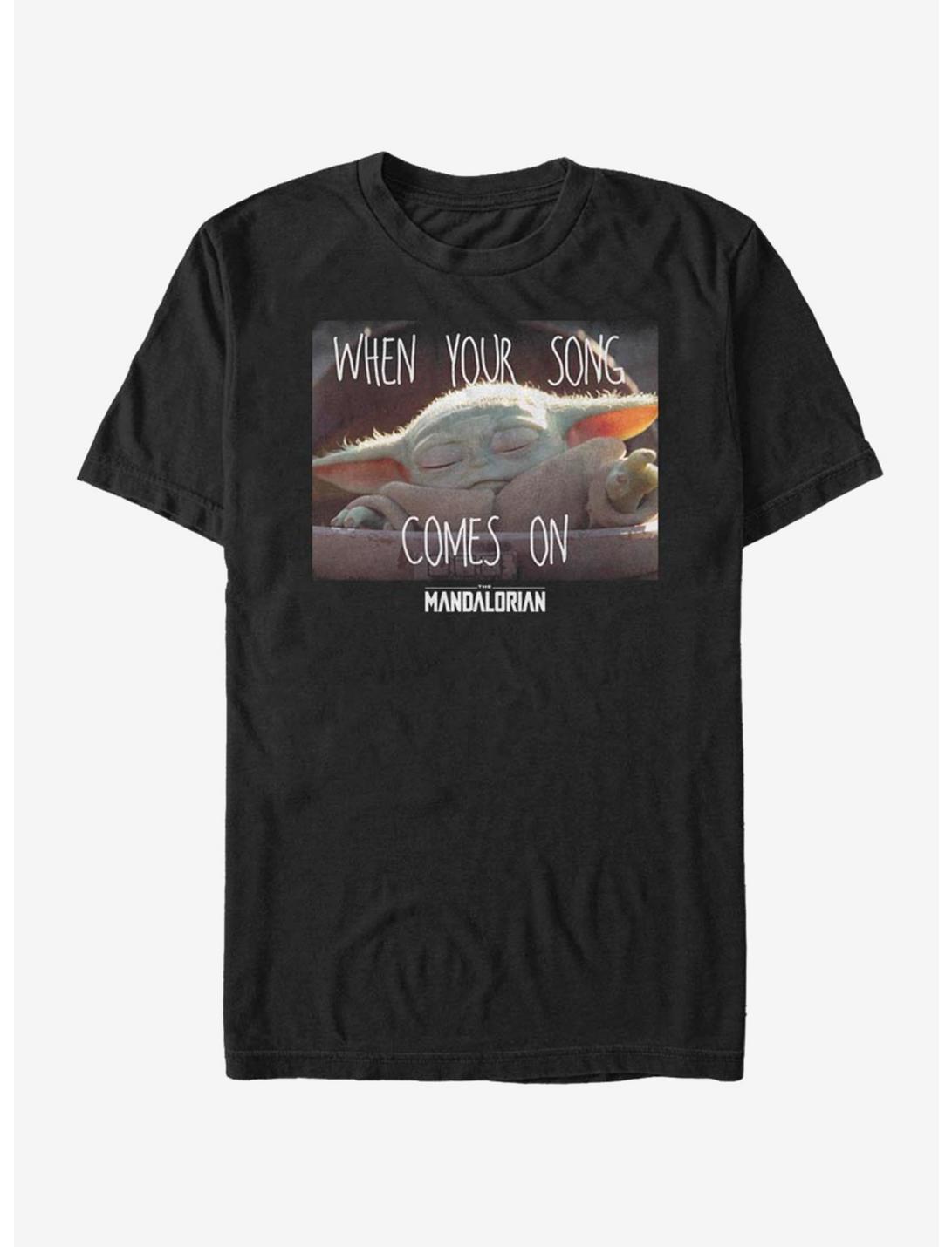 The Mandalorian Song Meme T-Shirt, BLACK, hi-res