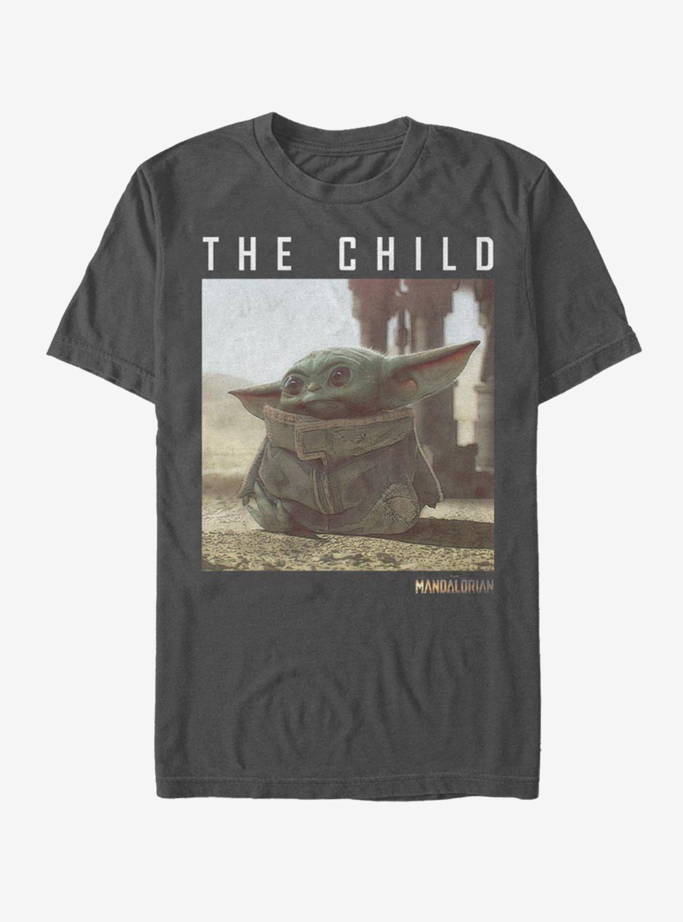 The Mandalorian The Child Photoreal T-Shirt, CHARCOAL, hi-res