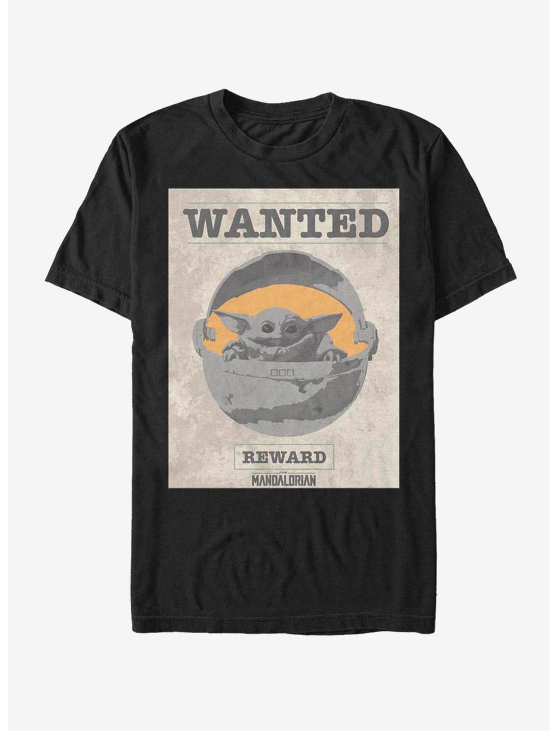 The Mandalorian Wanted Child T-Shirt, BLACK, hi-res