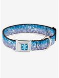 Disney Frozen 2 Snowflakes Dog Collar Seatbelt Buckle, BLUE, hi-res