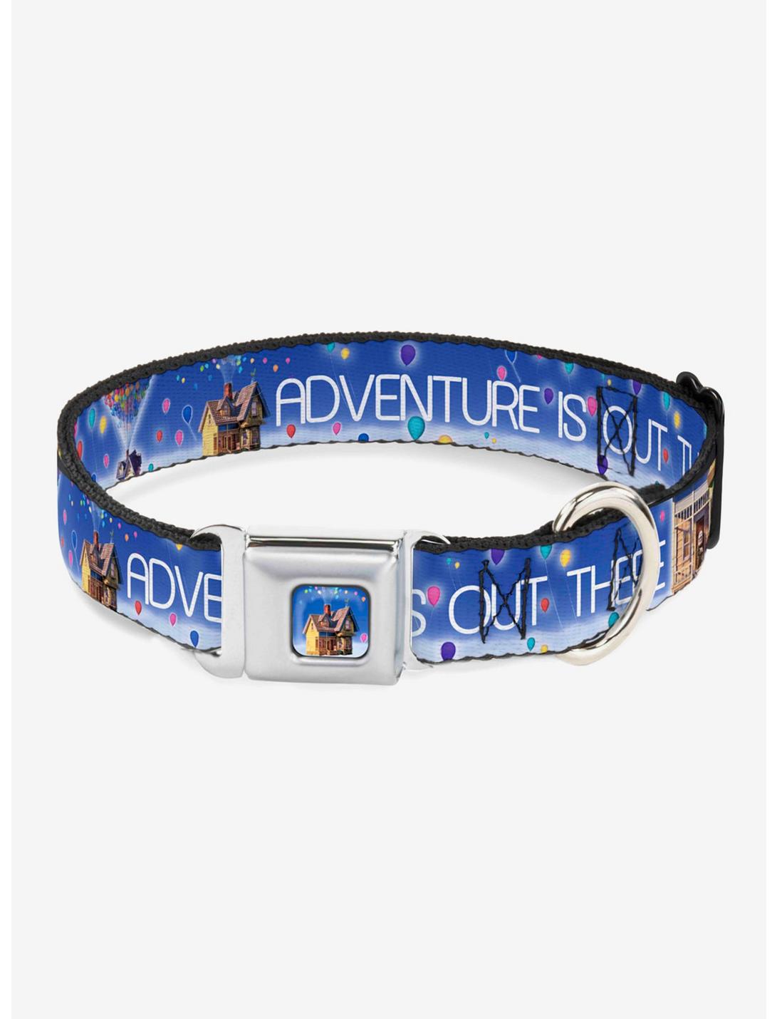 Disney Pixar Up Adventure Is Out There Carl On Porch House Balloons Dog Collar Seatbelt Buckle, MULTI COLOR, hi-res