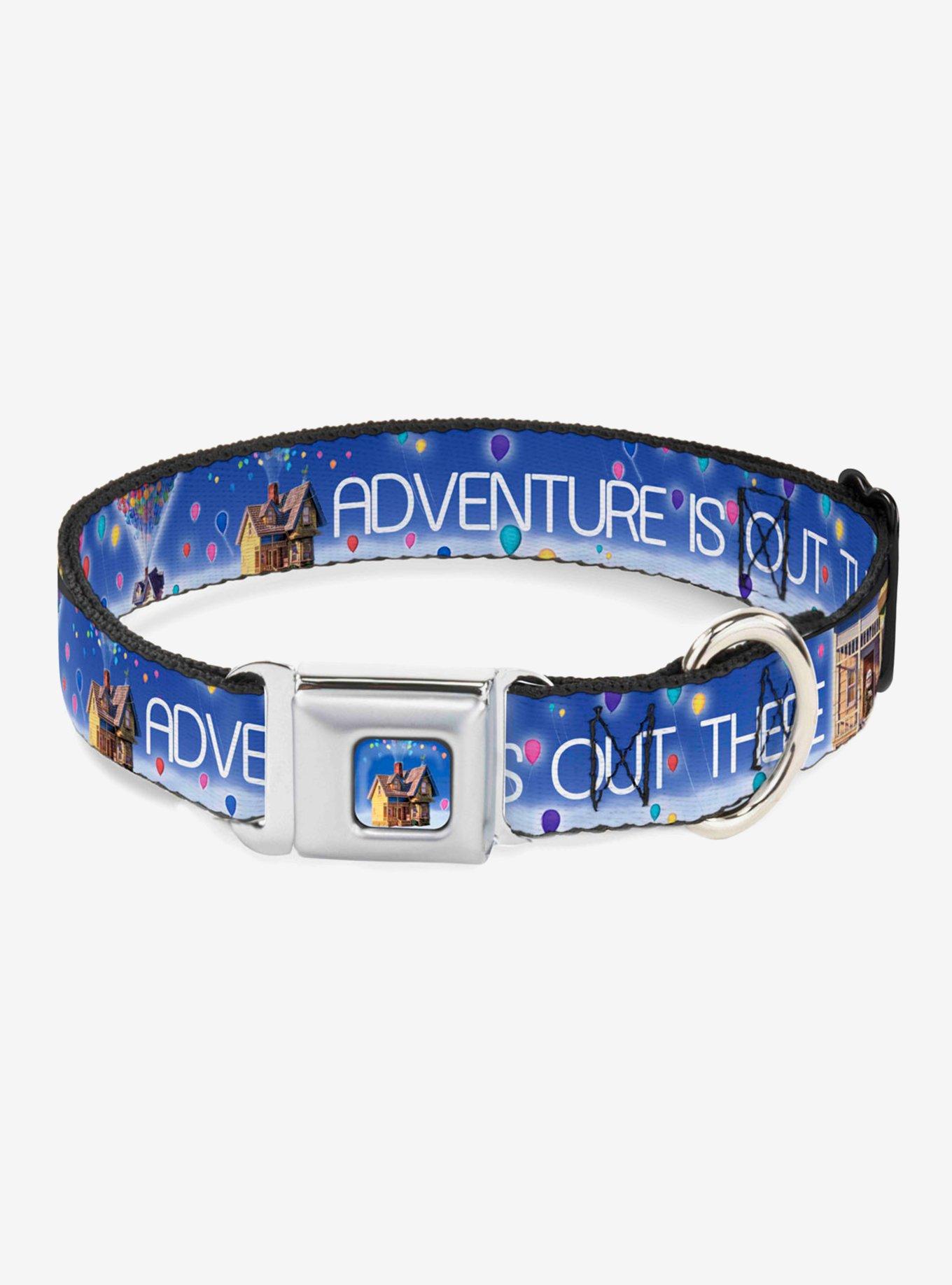 Disney Pixar Up Adventure Is Out There Carl On Porch House Balloons Dog Collar Seatbelt Buckle, , hi-res