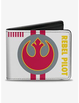 Plus Size Star Wars Rebel Alliance Insignia Rebel Pilot Lightsaber Bi-Fold Wallet, , hi-res