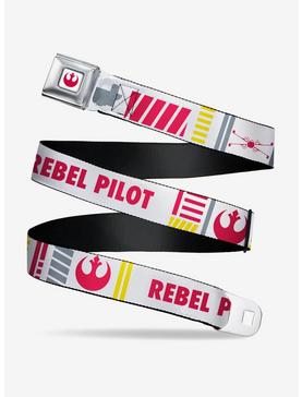 Plus Size Star Wars Rebel Pilot Rebel Alliance Insignia X-Wing Fighter Youth Seatbelt Belt, , hi-res