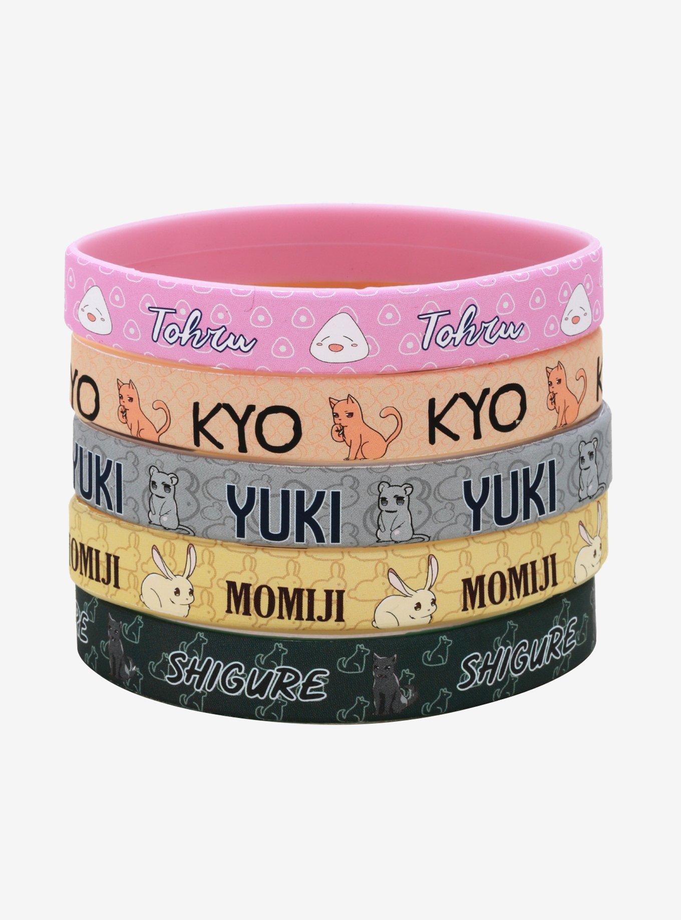 Fruits Basket Character Rubber Bracelet Set, , hi-res