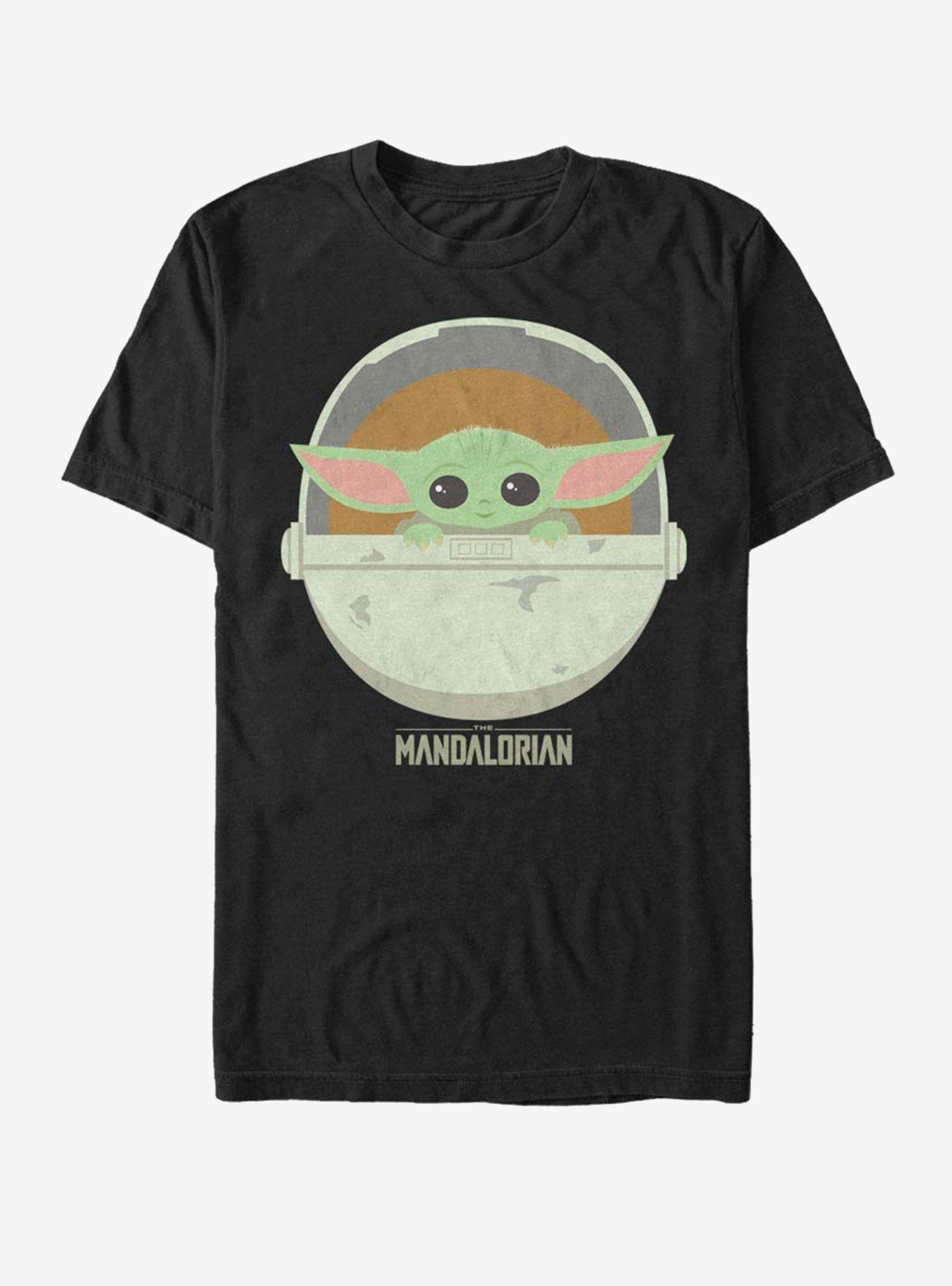 Star Wars The Mandalorian The Child Cute Bassinet T-Shirt, BLACK, hi-res