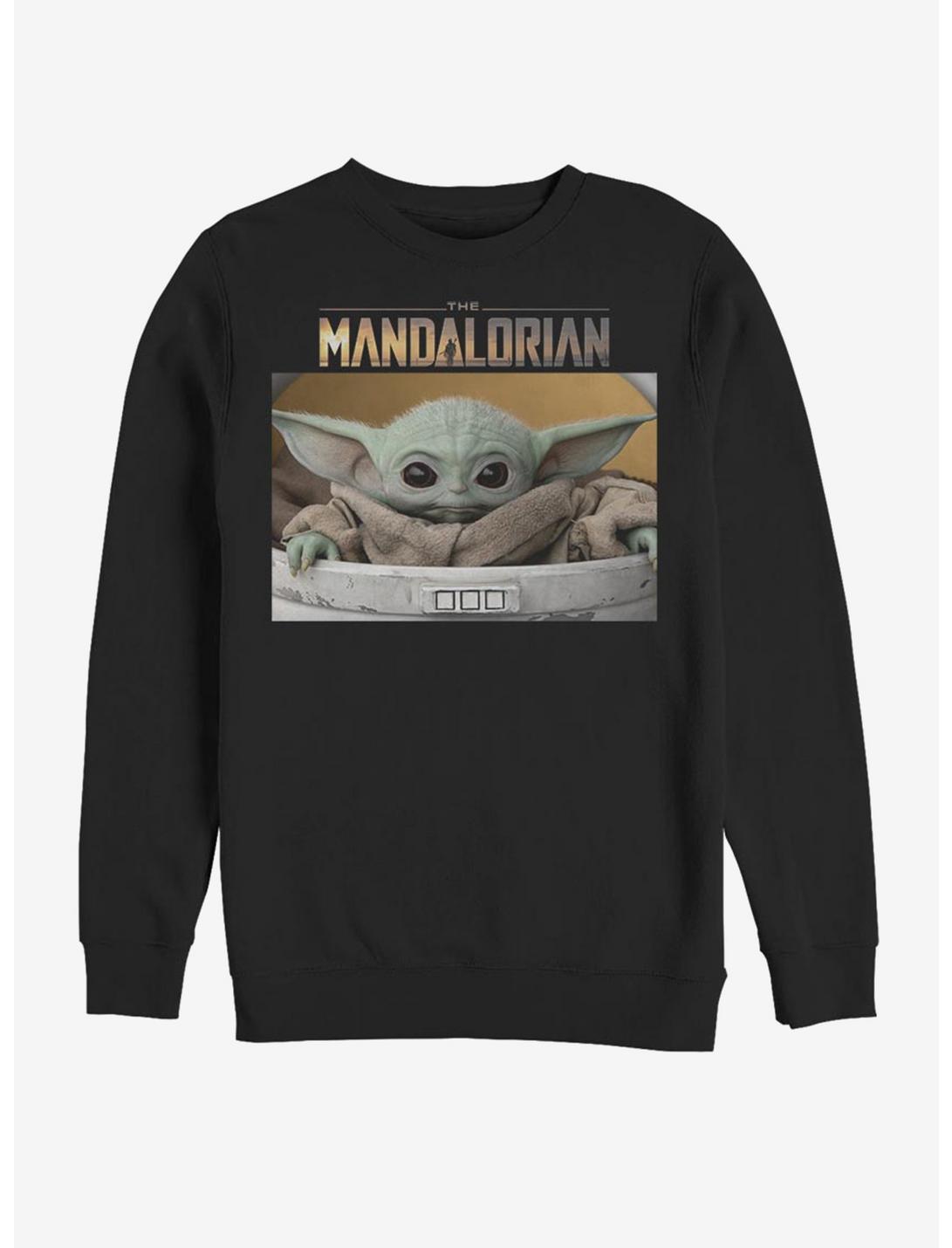 Star Wars The Mandalorian The Child Small Box Sweatshirt, BLACK, hi-res