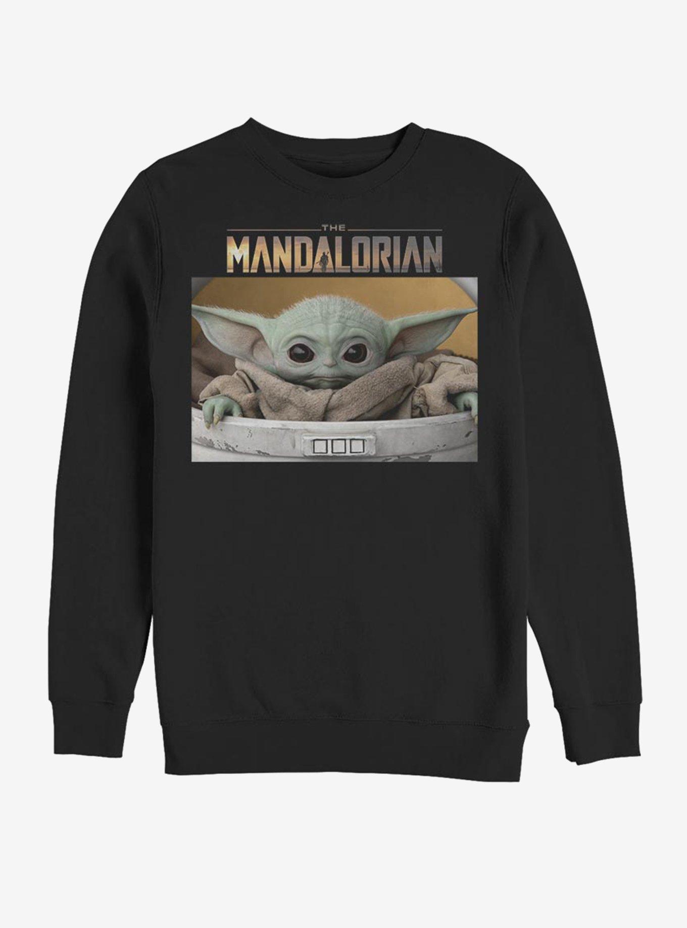 Star Wars The Mandalorian The Child Small Box Sweatshirt, BLACK, hi-res