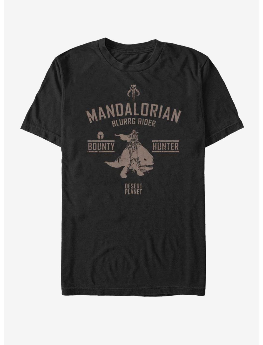 Star Wars The Mandalorian Blurrg Rider T-Shirt, BLACK, hi-res