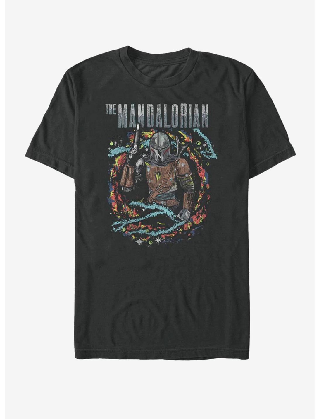Star Wars The Mandalorian Brutal Surroundings T-Shirt, BLACK, hi-res
