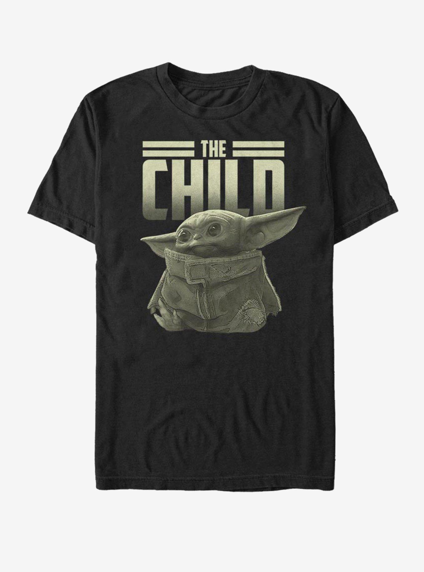 Star Wars The Mandalorian Green The Child T-Shirt, BLACK, hi-res