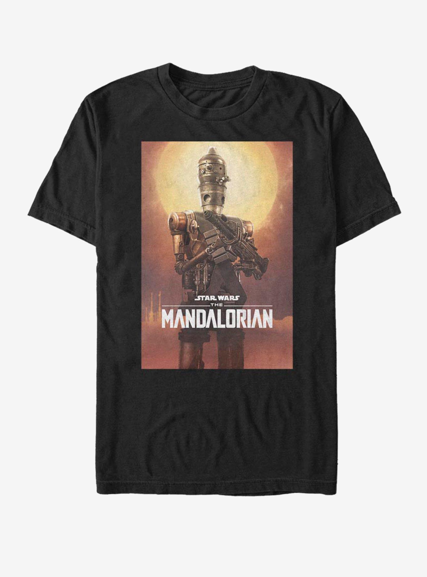 Star Wars The Mandalorian IG-11 Poster T-Shirt, BLACK, hi-res