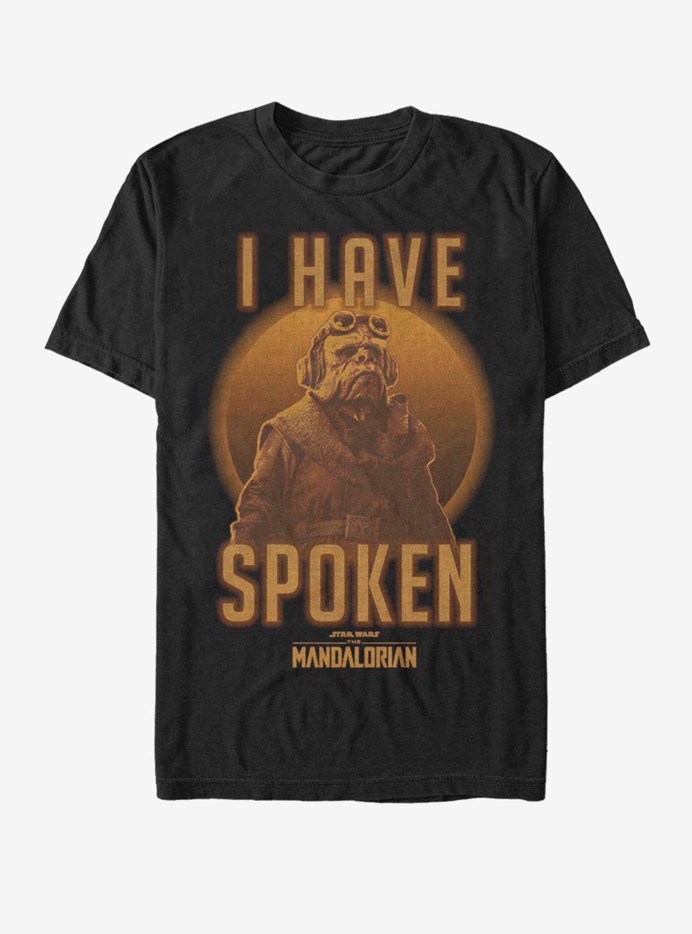 Star Wars The Mandalorian Kuill Has Spoken T-Shirt, BLACK, hi-res