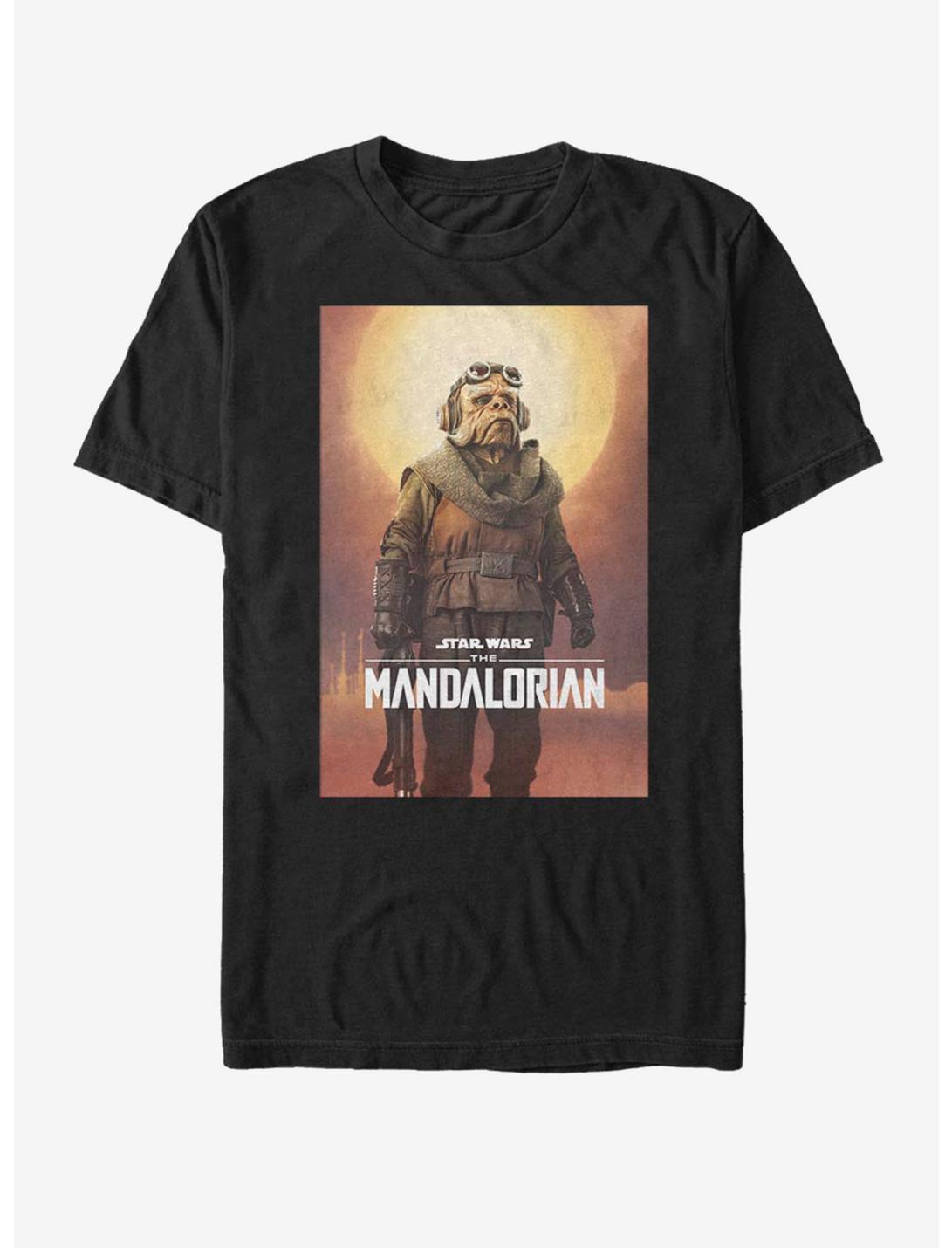 Star Wars The Mandalorian Kuill Poster T-Shirt, BLACK, hi-res