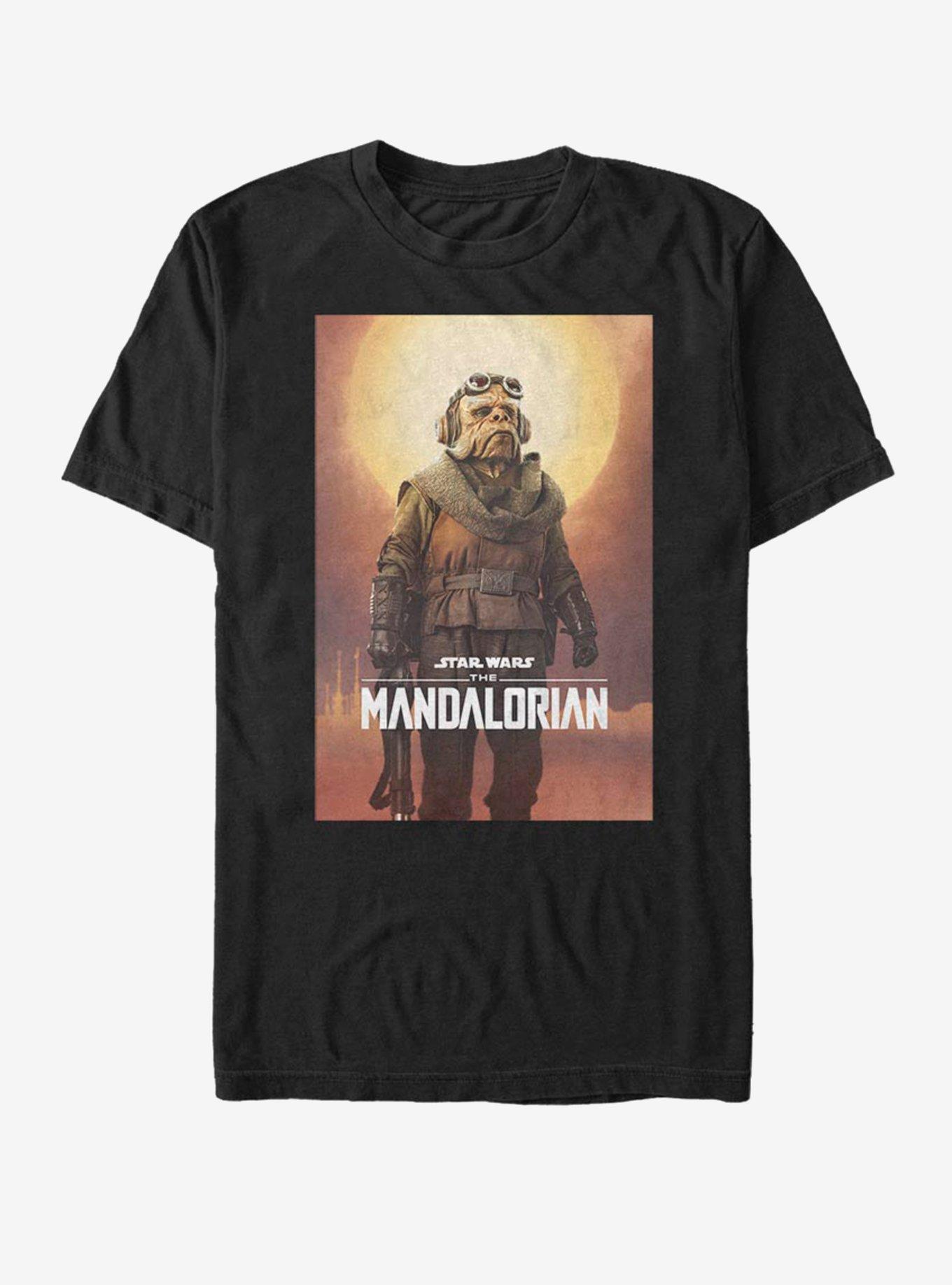 Star Wars The Mandalorian Kuill Poster T-Shirt, BLACK, hi-res
