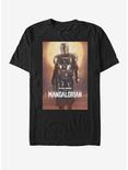 Star Wars The Mandalorian Main Poster T-Shirt, BLACK, hi-res