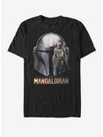 Star Wars The Mandalorian Mando Helmet T-Shirt, BLACK, hi-res