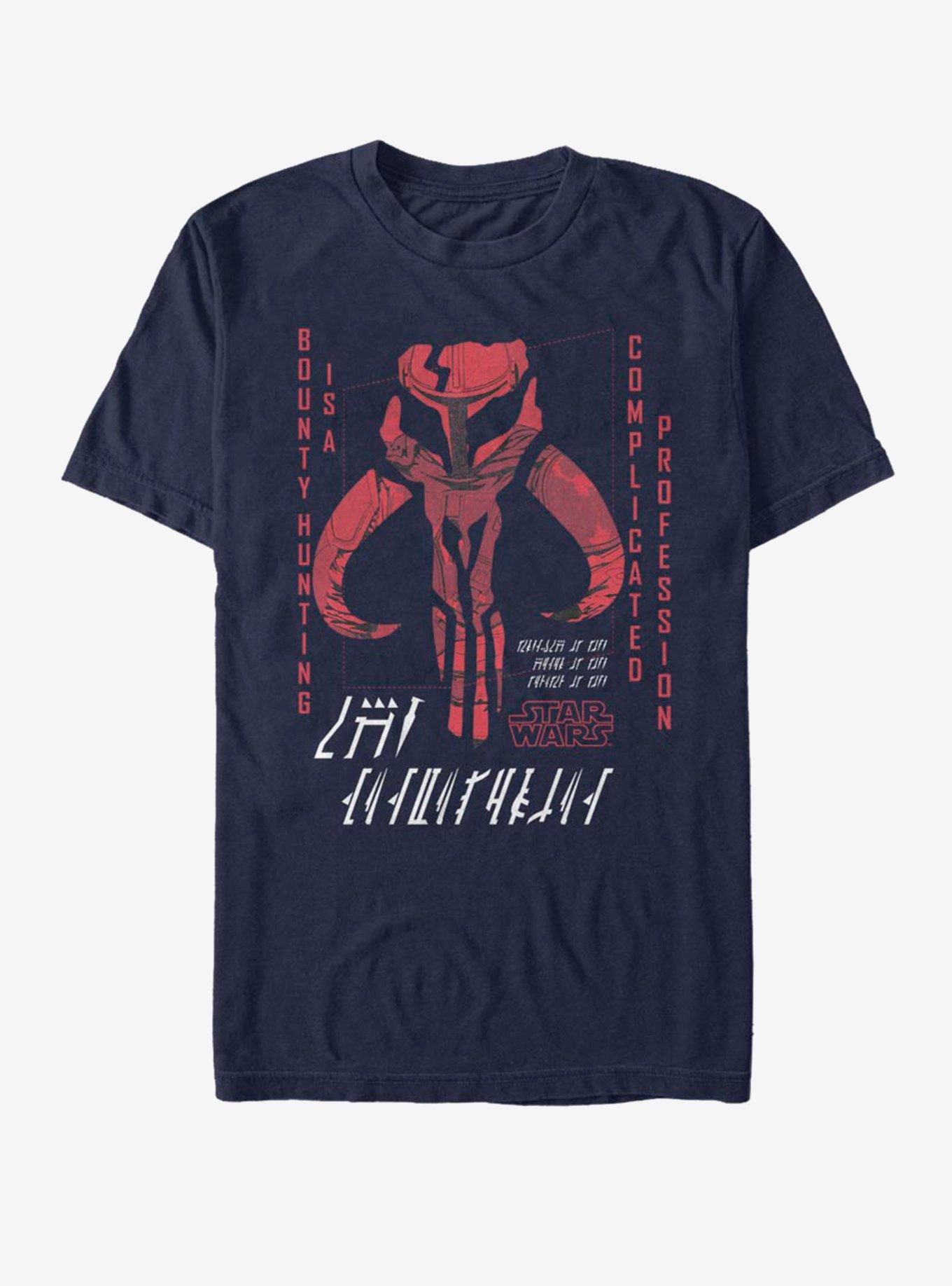 Star Wars The Mandalorian Retro Vengence T-Shirt, NAVY, hi-res