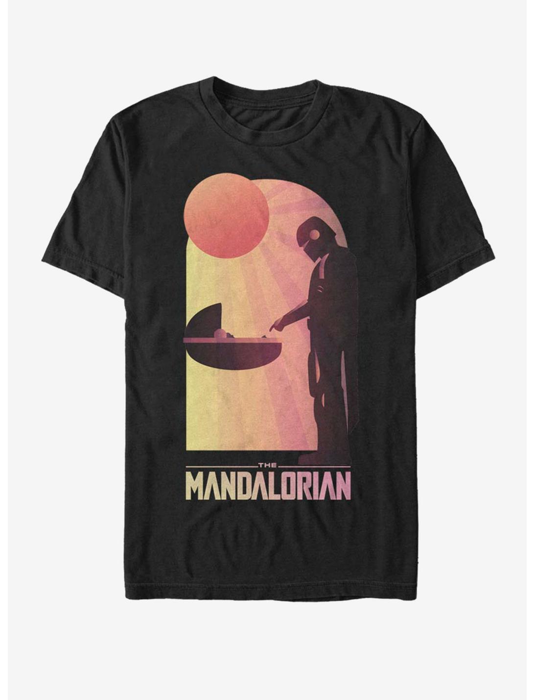 Star Wars The Mandalorian The Child A Warm Meeting T-Shirt, BLACK, hi-res