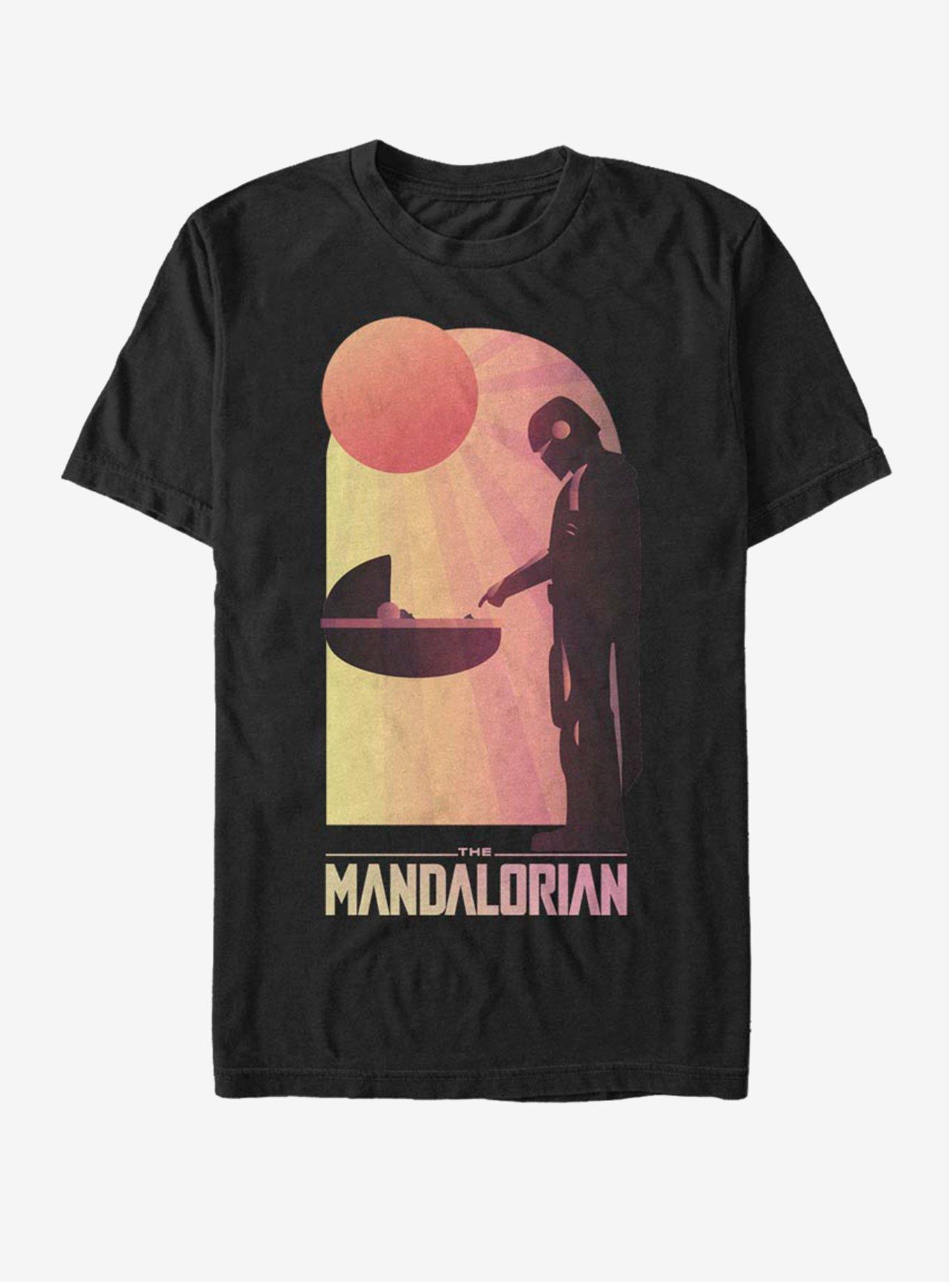 Star Wars The Mandalorian The Child A Warm Meeting T-Shirt, BLACK, hi-res