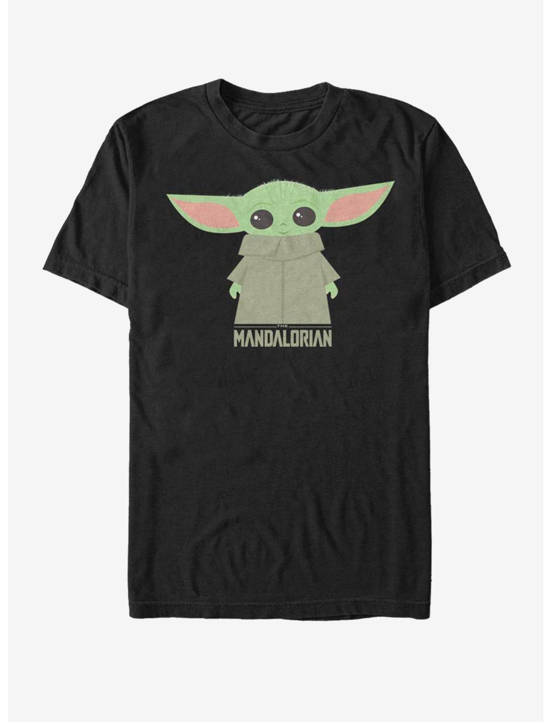 Plus Size Star Wars The Mandalorian The Child Cute Stance T-Shirt, BLACK, hi-res