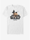 Star Wars The Mandalorian The Child Duo Silhouette T-Shirt, WHITE, hi-res