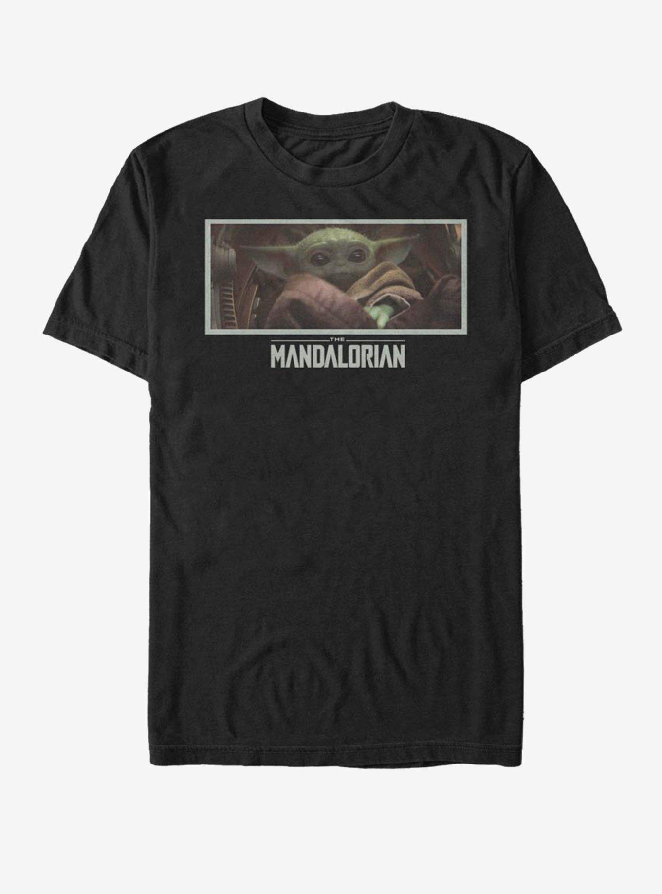 Star Wars The Mandalorian The Child The Stare T-Shirt, BLACK, hi-res