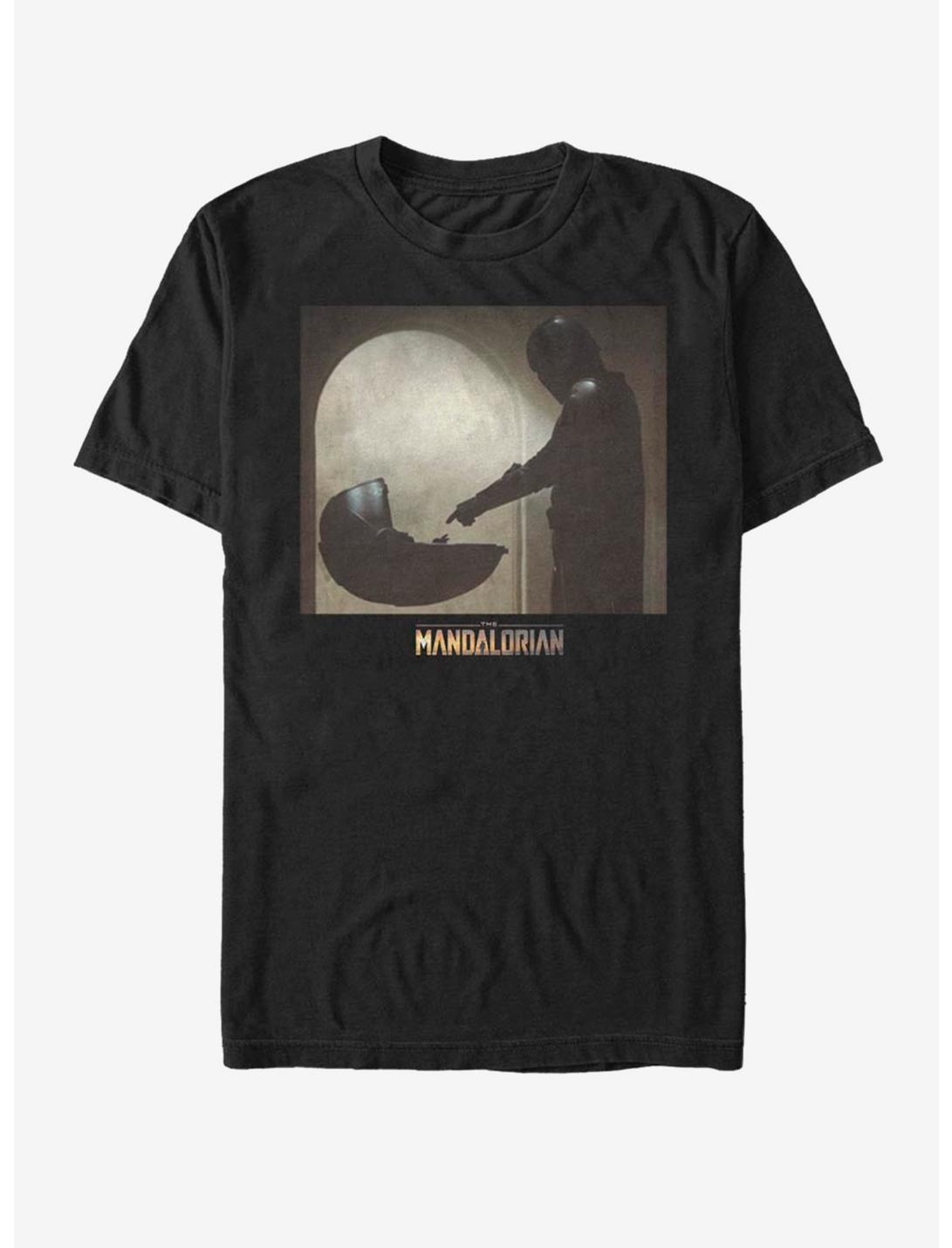 Star Wars The Mandalorian The Child The Touch Scene T-Shirt, BLACK, hi-res