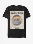 Star Wars The Mandalorian The Child Wanted Poster T-Shirt, BLACK, hi-res