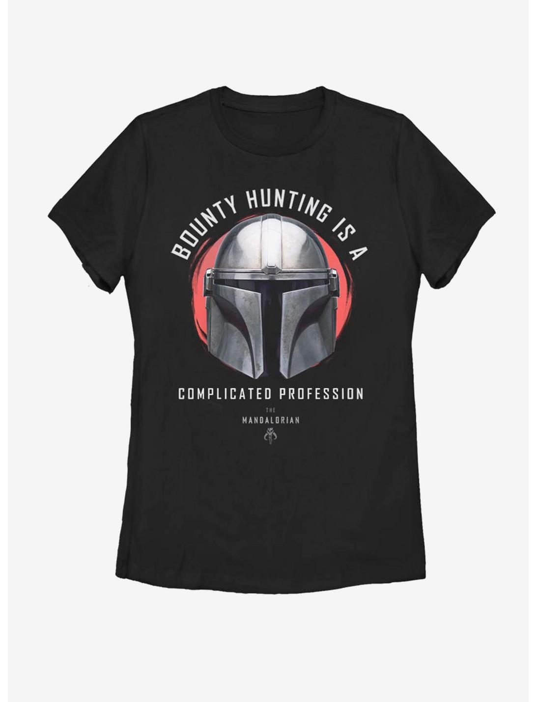 Star Wars The Mandalorian Bounty Hunting Womens T-Shirt, BLACK, hi-res