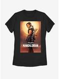 Star Wars The Mandalorian Cara Poster Womens T-Shirt, BLACK, hi-res
