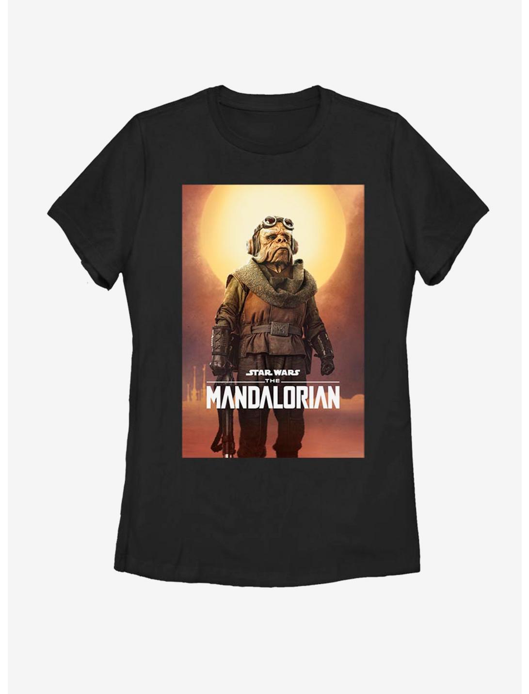 Star Wars The Mandalorian Kuill Poster Womens T-Shirt, BLACK, hi-res