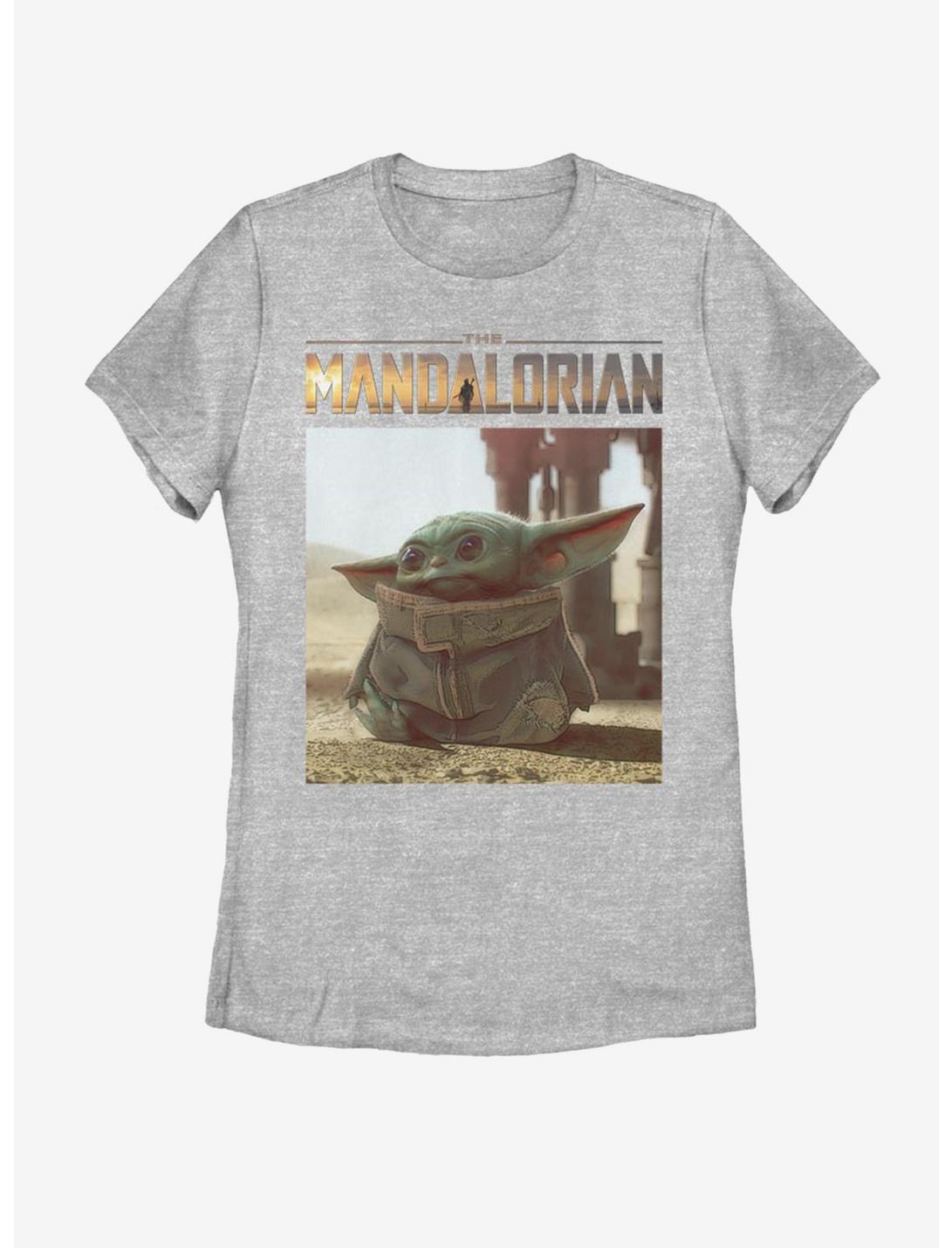 Star Wars The Mandalorian The Child All Smiles Womens T-Shirt, ATH HTR, hi-res