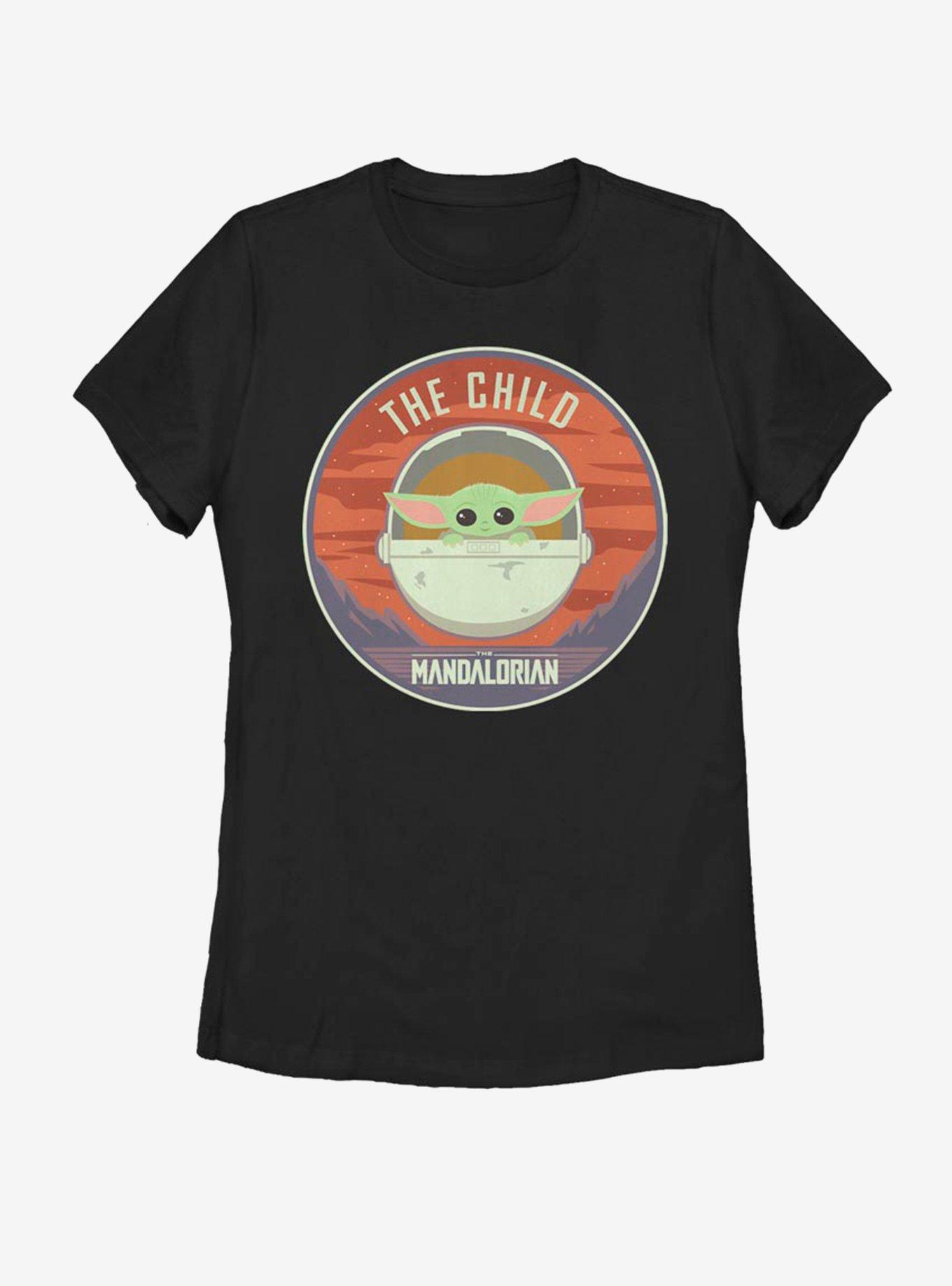 Star Wars The Mandalorian The Child Bassinet Badge Womens T-Shirt, , hi-res