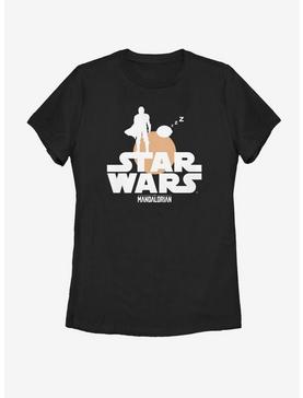 Star Wars The Mandalorian The Child Duo Silhouette Womens T-Shirt, , hi-res