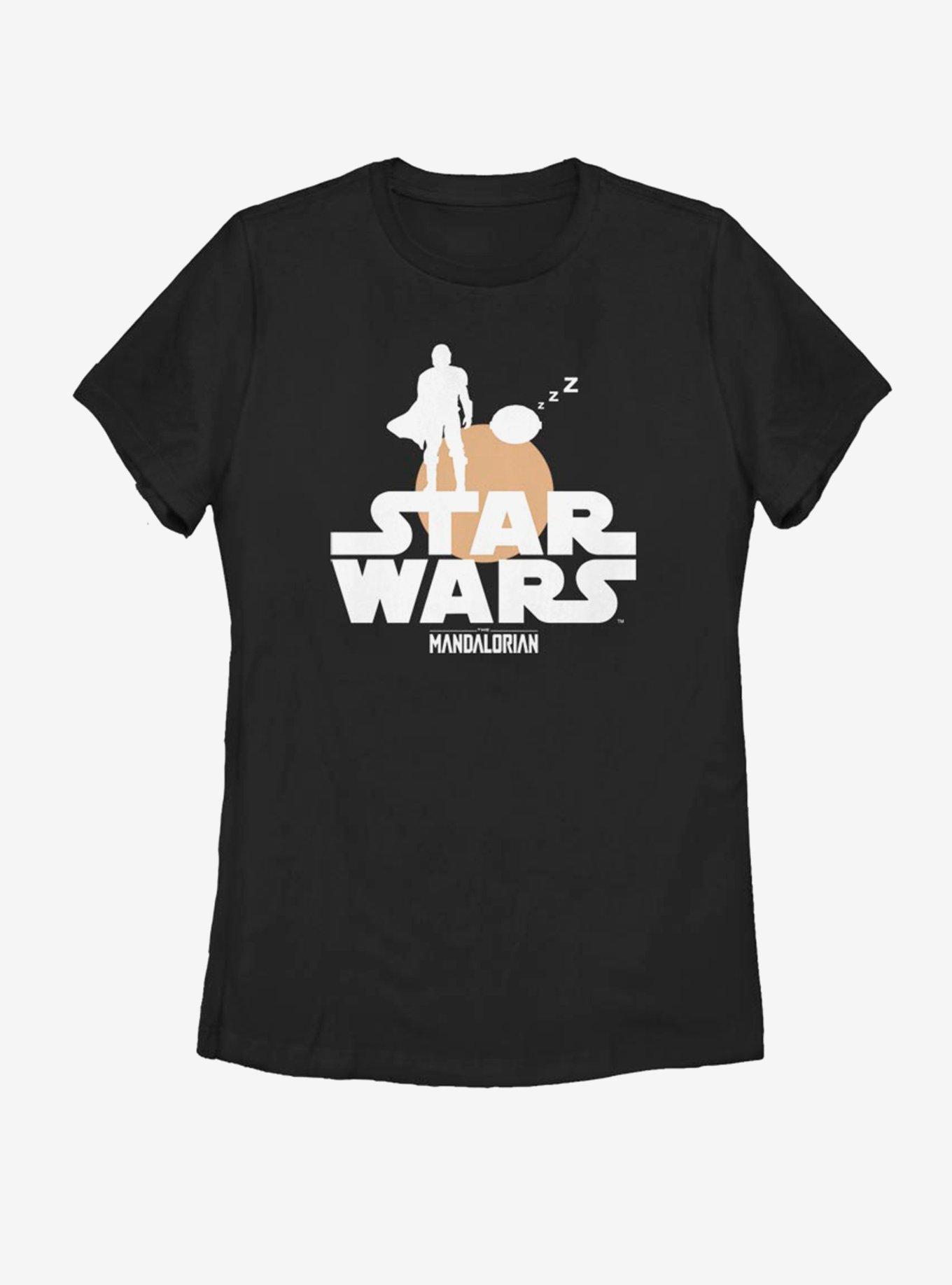 Star Wars The Mandalorian The Child Duo Silhouette Womens T-Shirt, , hi-res