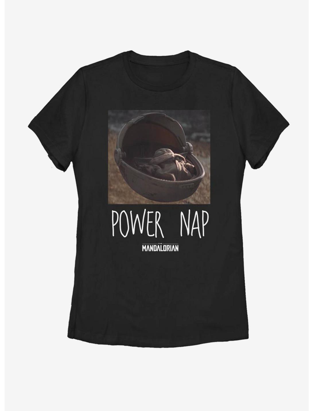 Plus Size Star Wars The Mandalorian The Child Power Nap Womens T-Shirt, BLACK, hi-res