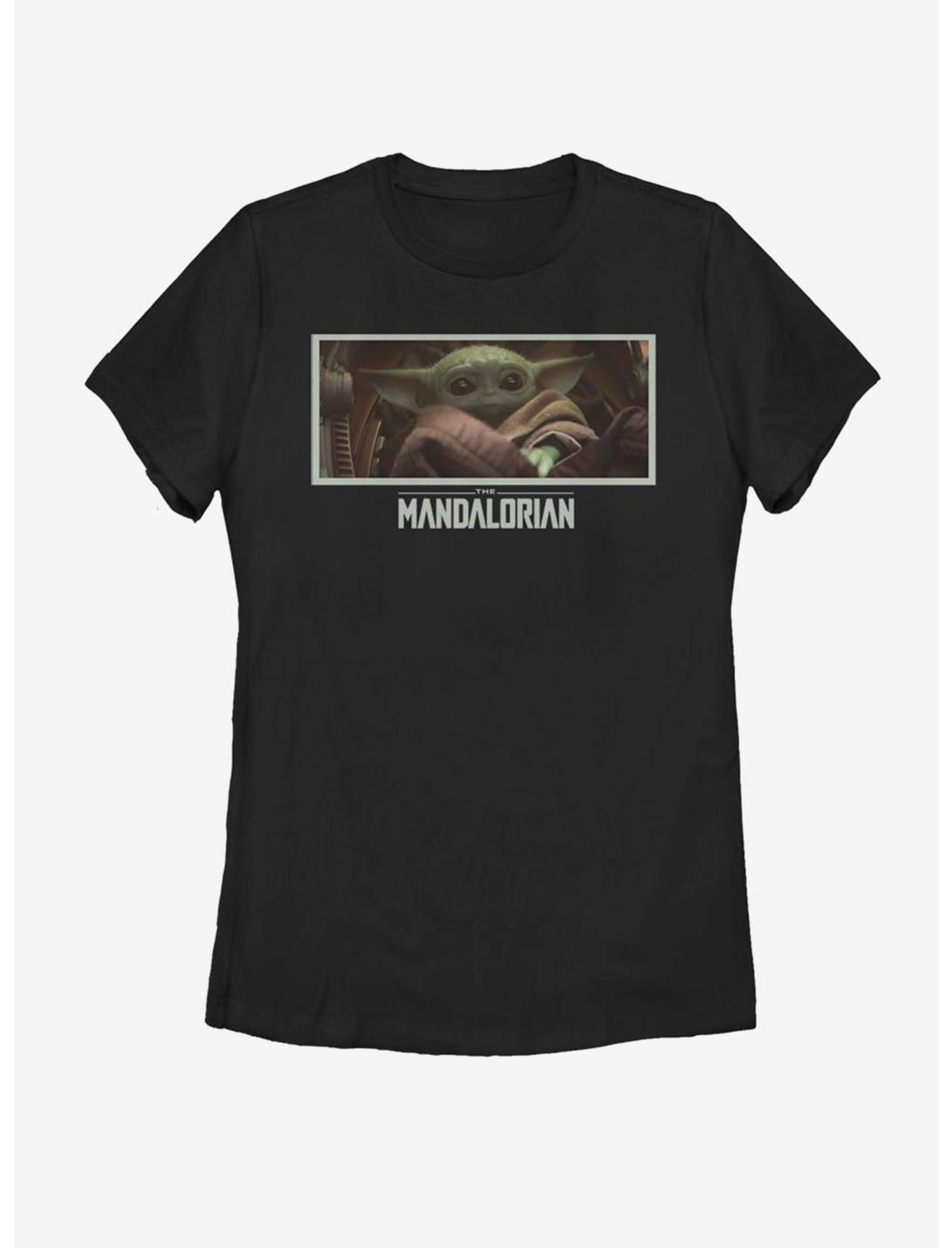 Star Wars The Mandalorian The Child The Stare Womens T-Shirt, BLACK, hi-res