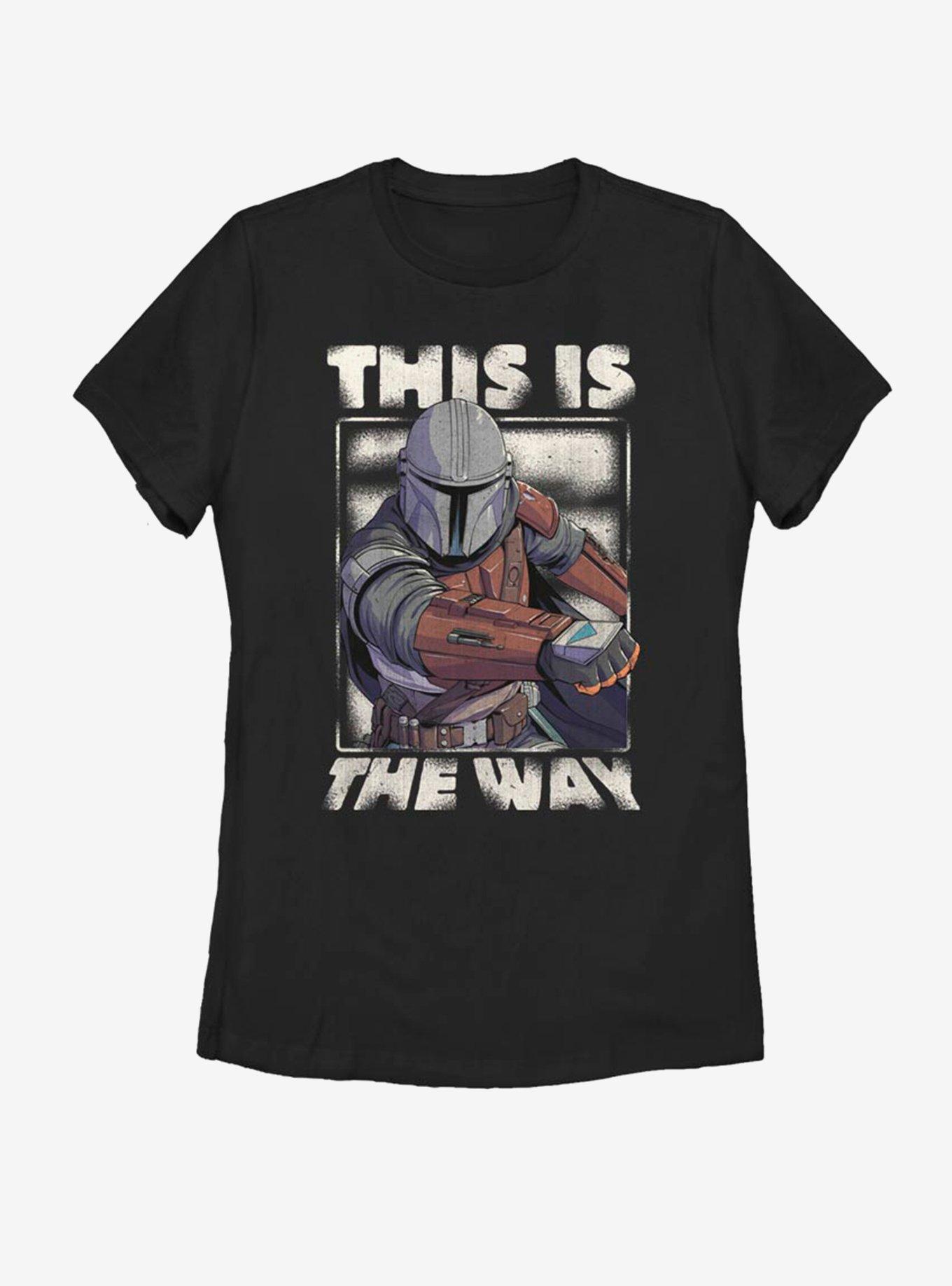 Star Wars The Mandalorian The Way Womens T-Shirt, BLACK, hi-res