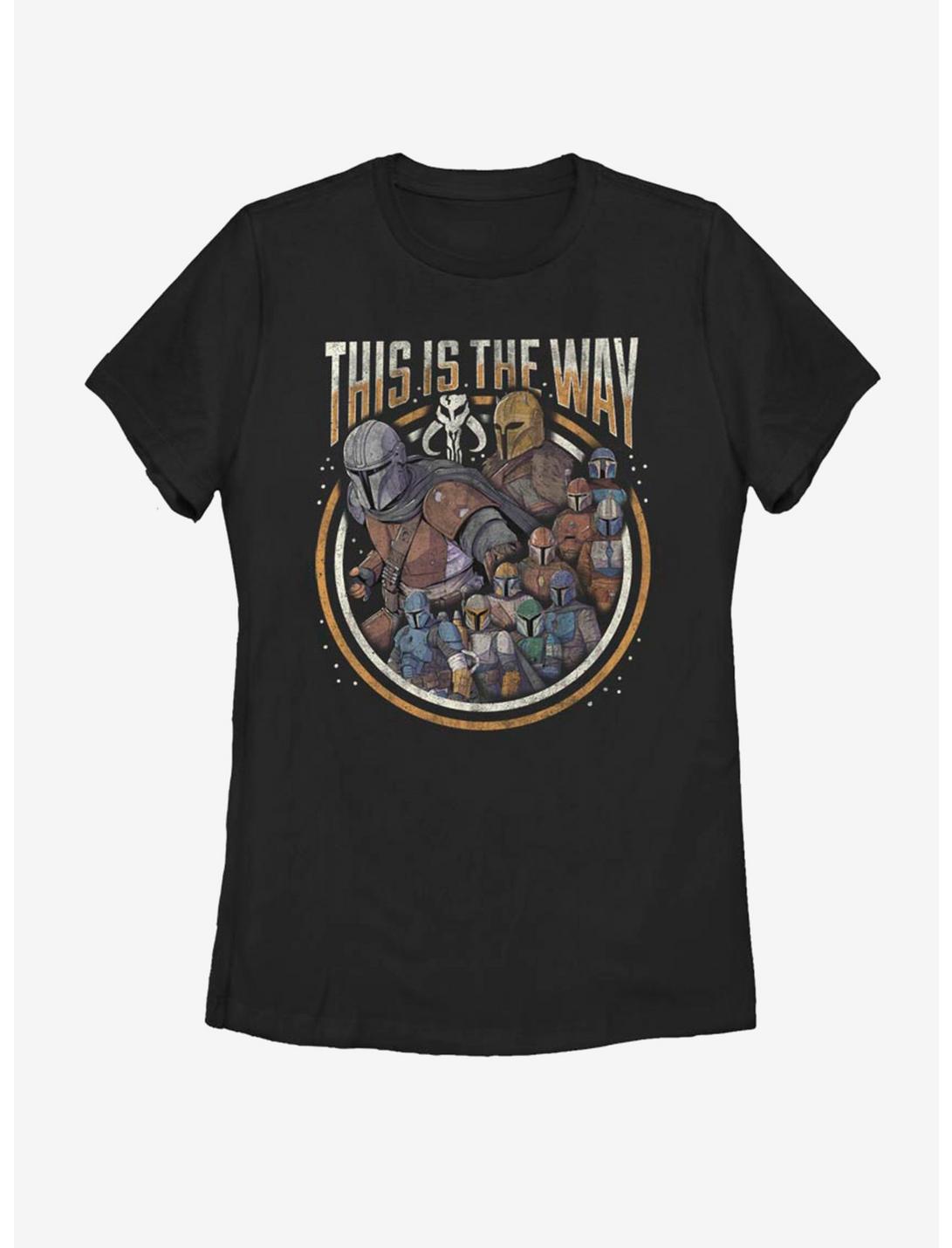 Star Wars The Mandalorian The Way Group Womens T-Shirt, BLACK, hi-res