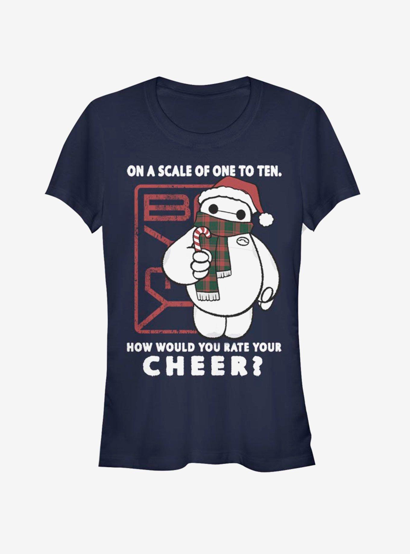 Disney Big Hero 6 Christmas Cheer Girls T-Shirt, NAVY, hi-res