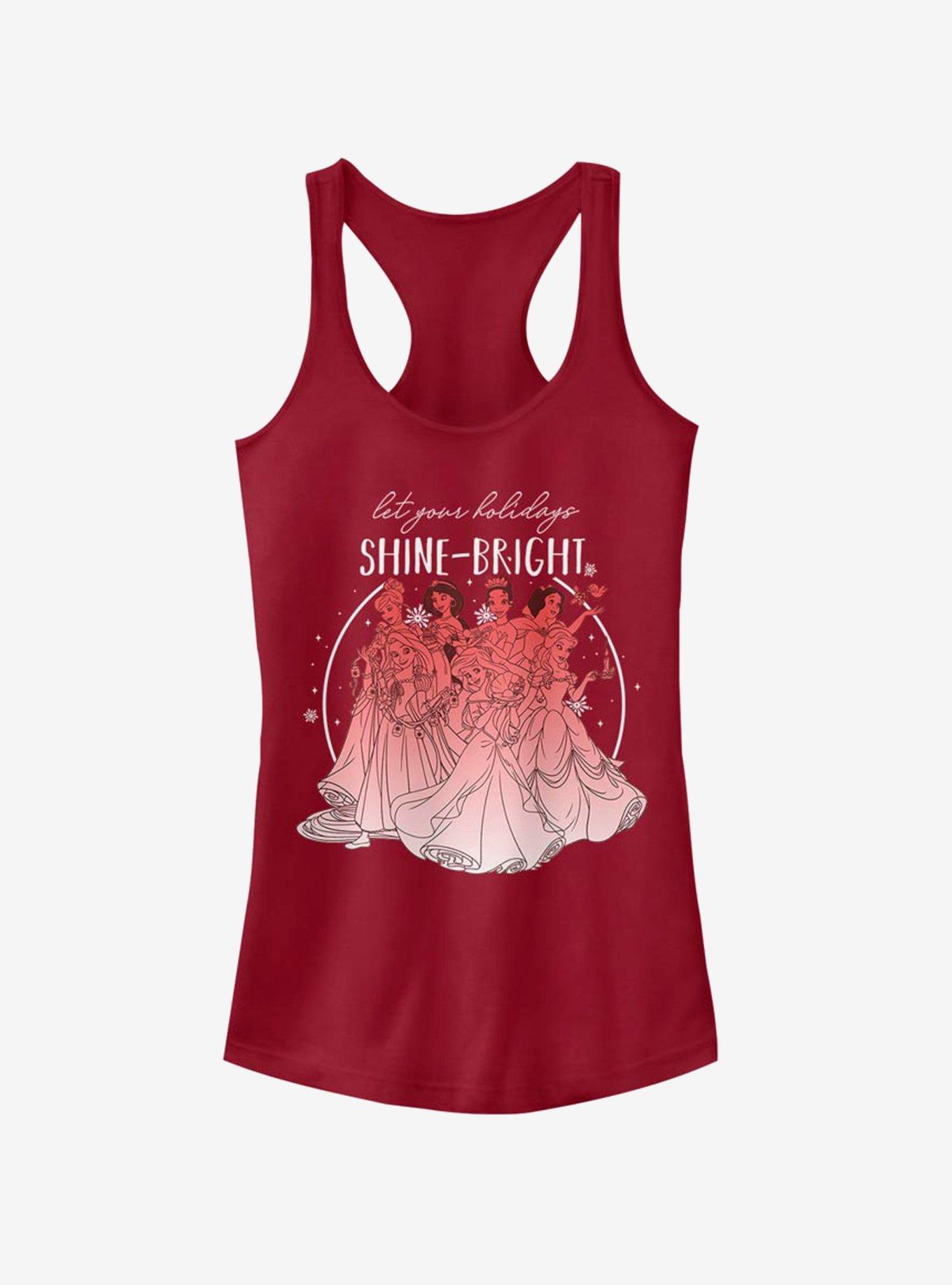 Disney Princesses Shine Bright Holiday Girls Tank, , hi-res