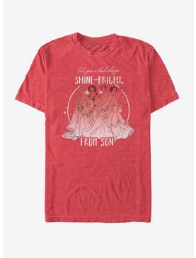 Disney Princesses Shine Bright Son Holiday T-Shirt, , hi-res