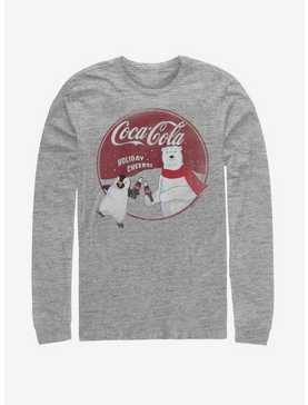 Coke Holiday Cheers Bear Penguin Long-Sleeve T-Shirt , , hi-res