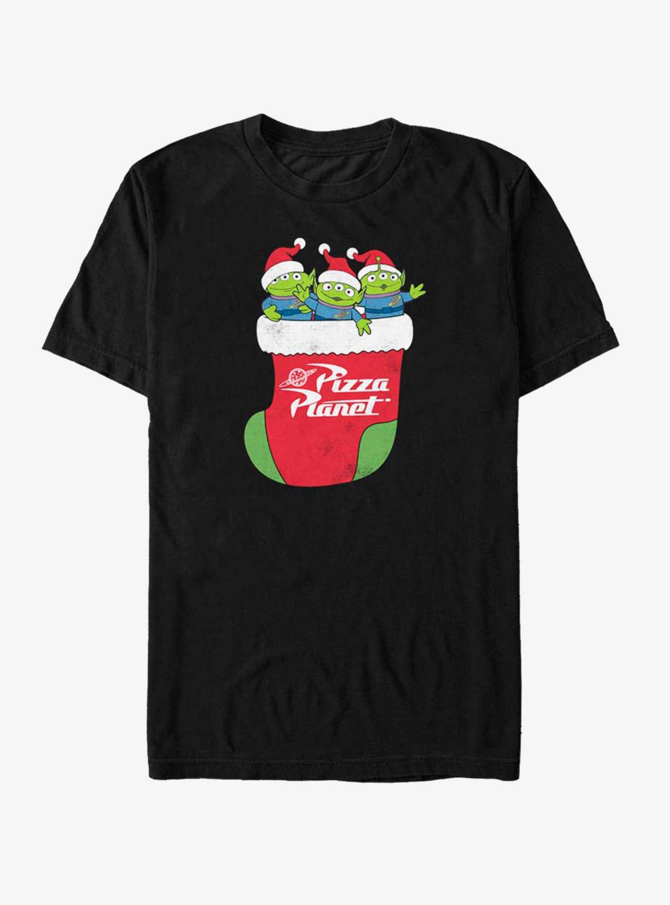 Disney Toy Story Pizza Planet Alien Christmas Stocking T-Shirt, , hi-res