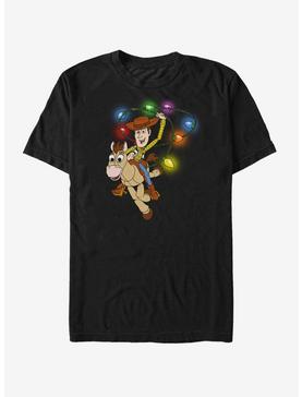 Disney Toy Story Woody Christmas Light Lasso T-Shirt, , hi-res